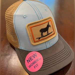 Women’s hat with surfing donkey